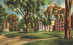 Front Campus, Brown University Postcard