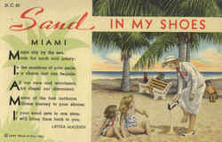 Sand In My Shoes Postcard