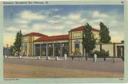 Entrance, Brookfield Zoo Postcard