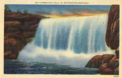 Cumberland Falls, In Southeastern Kentucky Postcard