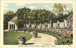 Pergola, Oake's Garden Theatre Postcard