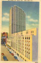 Radio City Music Hall Postcard