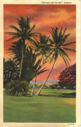 Moanalua Palms Scenic, HI Postcard Postcard