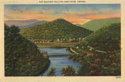 Balcony Falls on James River Virginia Postcard Postcard