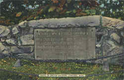 Grave of British Soldiers Concord, MA Postcard Postcard