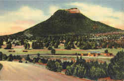 Starvation Peak, On the Santa Fe Trail New Mexico Postcard Postcard