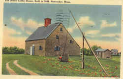 The Jethro Coffin House Nantucket, MA Postcard Postcard