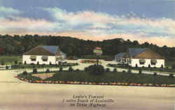 Leslie's Travetel, 3 miles South of Louisville on Dixie Highway Postcard