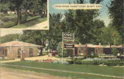 Cross Roads Tourist Court De Witt, IA Postcard Postcard