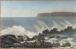 Surf, Coronado Beach Postcard
