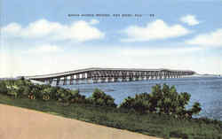 Bahia Honda Bridge Key West, FL Postcard Postcard