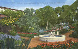 Patio, Ramona's Marriage Place, Old Town Postcard