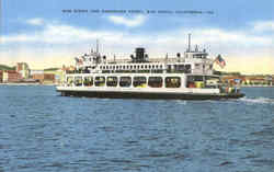 San Diego and Coronado Ferry Postcard