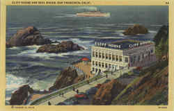 Cliff House and Seal Rocks San Francisco, CA Postcard Postcard