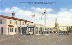 International Boundary line between U. S. and Mexico San Diego, CA Postcard Postcard