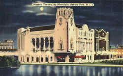 Mayfair Theatre, by Moonlight Postcard