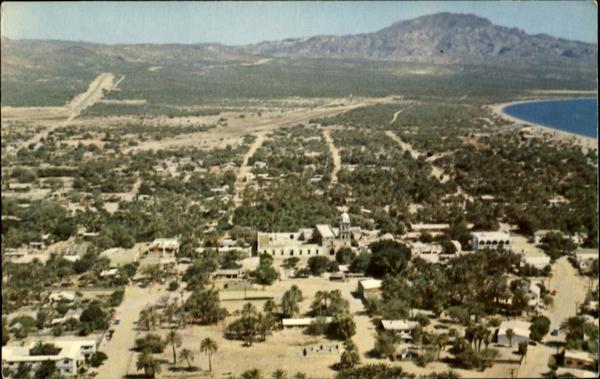 Vista Aerea Del Puerto De Loreto Mexico