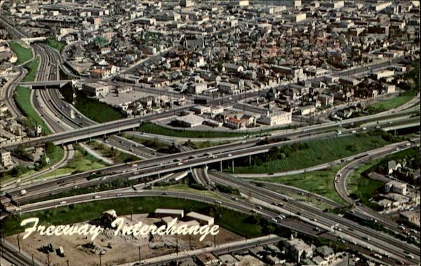 Freeway Interchange Los Angeles California