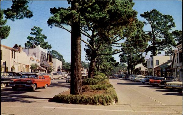 Ocean Avenue Carmel-By-The-Sea California