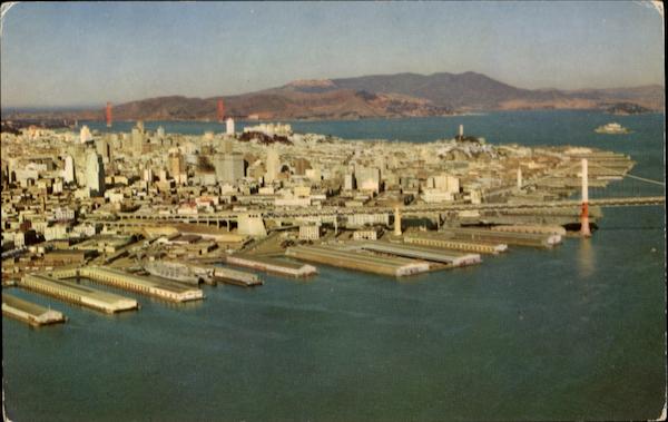 Air View Of San Francisco California