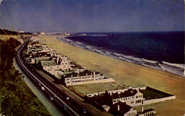 Overlooking Santa Monica Beach California