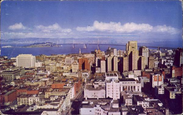 San Francisco From Top Of The Mark California