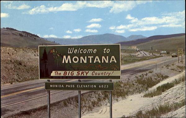 Welcome To Montana Scenic