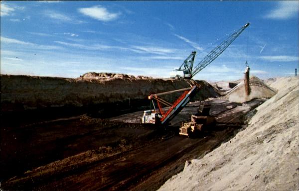 Coal From The Rosebud Seam Montana Mining