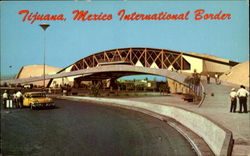 Tijuana Mexico International Border California Postcard Postcard