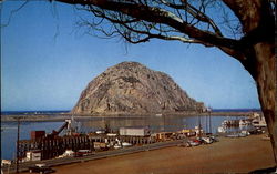 Morro Rock And Morro Bay Harbor Postcard