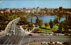 General Douglas Mac Arthur Park Los Angeles, CA Postcard Postcard