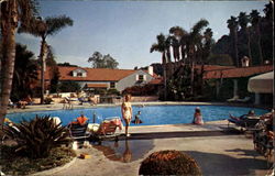 Hotel Bel-Air, 701 Stone Canyon Road Postcard