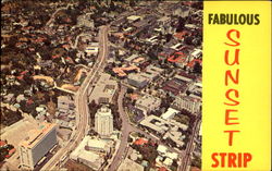 Fabulous Sunset Strip Los Angeles, CA Postcard Postcard