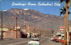 Greetings From Cathedral City Postcard