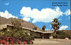 Dean Martin's Palm Springs Home Postcard