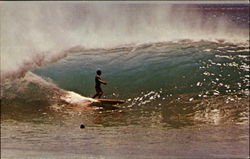 Surfing Postcard