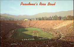 Annual Rose Bowl Football Game Postcard