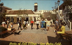 Parts Pf Call Village San Pedro, CA Postcard Postcard