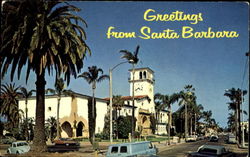 Greetings From Santa Barbara California Postcard Postcard