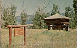 Fort Logan White Sulphur Springs, MT Postcard Postcard
