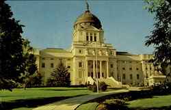 Montana State Capitol Building Postcard