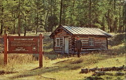 First U. S. Forest Service Ranger Station Alta, MT Postcard Postcard