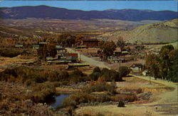 View Of City Bannack, MT Postcard Postcard