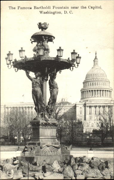 The Famous Bartholdi Fountain Washington District of Columbia