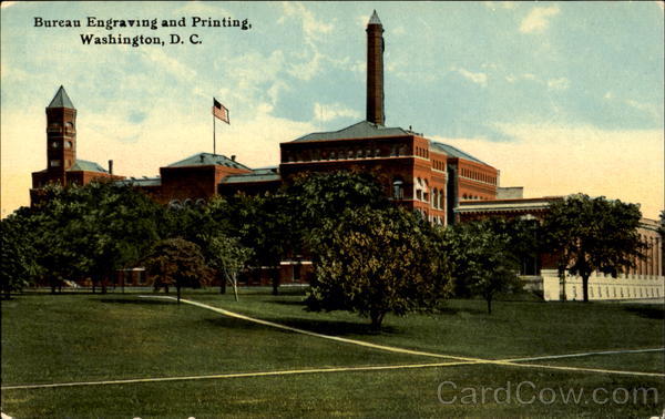 Bureau Engraving And Printing Washington District of Columbia