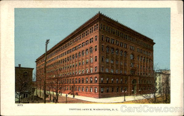 Printing Office Washington District of Columbia Washington DC
