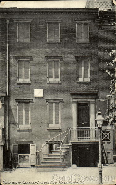 House Where Abraham Lincoln Died Washington District of Columbia