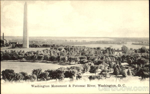 Washington Monument & Potomac River District of Columbia