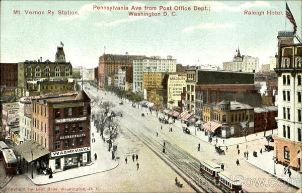 Pennsylvania Ave from Post Office Washington District of Columbia