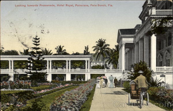 Looking Toward Promenade Hotel Royal, Poinciana Palm Beach Florida